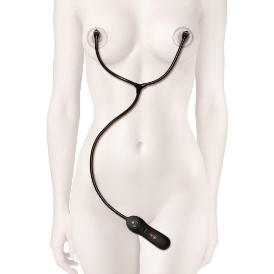 Автоматична помпа для сосків з вібрацією Doc Johnson Kink Swell Auto Nipple Sucker Cups