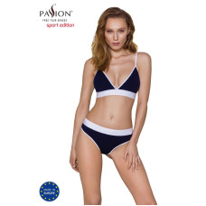 Спортивные трусики-стринги, темно-синие Passion PS007 Panties Navy Blue, M