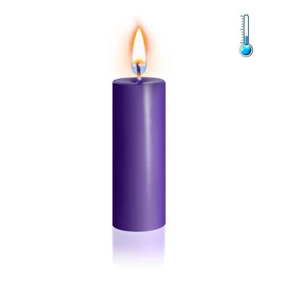 Низькотемпературна свічка для сексу та БДСМ, фіолетова Art of Sex Low-Temperature Candle Purple, 10 cm