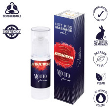 Їстівне масажне масло зі смаком мохіто MAI Attraction Mojito Hot Kiss, 50 ml