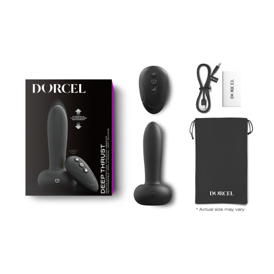 Универсальный пульсатор с пультом ДУ Dorcel Deep Thrust