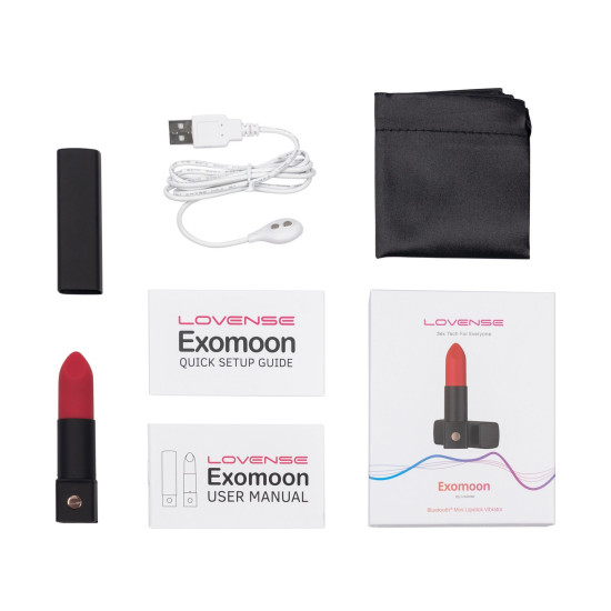 Вибратор-помада с управлением через приложение Lovense Exomoon