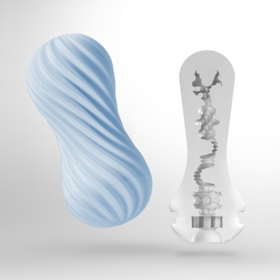 Мастурбатор, синій Tenga FLEX Buble Blue