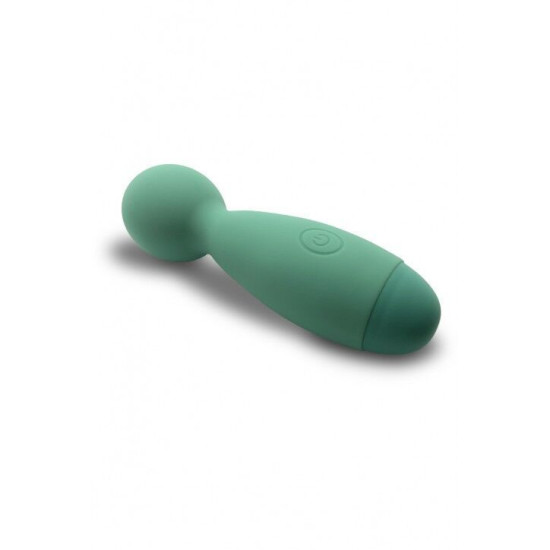 Мини-вибромассажер, бирюзовый Wooomy Smally Mini Wand Turquoise