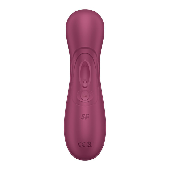 Вакуумний кліторальний стимулятор, винний Satisfyer Pro 2 Generation 3 with Liquid Air Wine Red