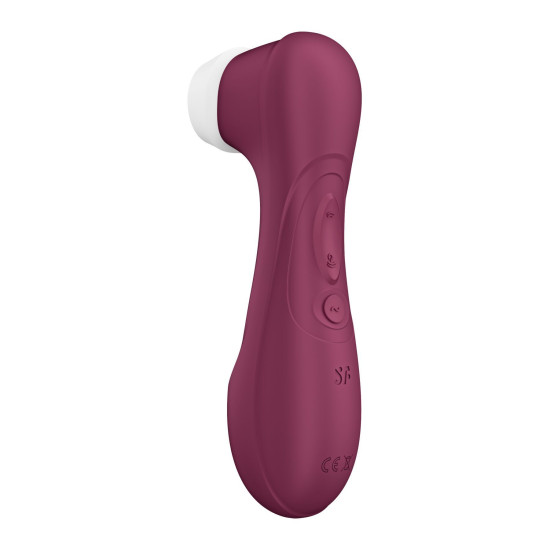 Вакуумний кліторальний стимулятор, винний Satisfyer Pro 2 Generation 3 with Liquid Air Wine Red
