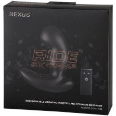 Массажер простаты с двойным мотором и пультом ДУ Nexus RIDE EXTREME Dual Motor Remote Control Prostate Vibrator Black