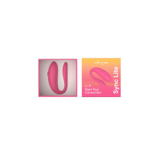 Вибратор с эргономичной формой и управлением, розовый We-Vibe Sync Lite Pink