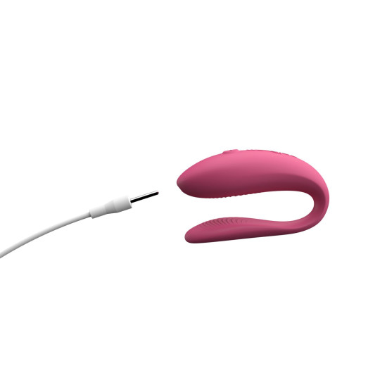 Вібратор з ергономічною формою і управлінням, рожевий We-Vibe Sync Lite Pink