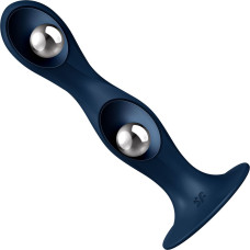 Ділдо, темно-синє Satisfyer Double Ball-R Dark Blue