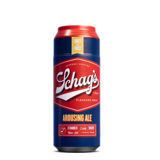 Полупрозрачный мастурбатор с текстурированным каналом Schag’s by Blush Arousing Ale Masturbator Frosted