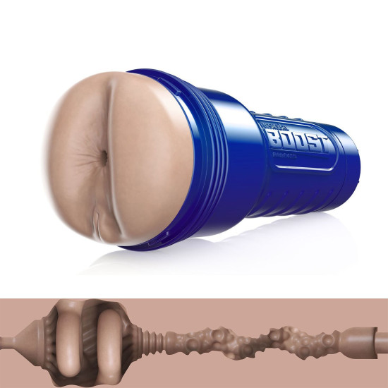 Мастурбатор-попка з плаваючими кільцями Turbo Tech Fleshlight Boost Blast Female Light Medium Flesh