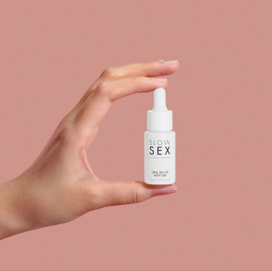 Масло для орального сексу з CBD Bijoux Indiscrets Slow Sex Oral Sex Oil CBD, 15 ml