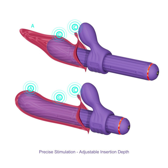 Вібратор для точки G, фіолетовий Otouch Magic Stick S1 Plus Purple