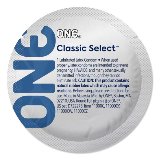 Набір презервативів, мегапак тюб ONE Classic Select - Artist Collection, 100 шт