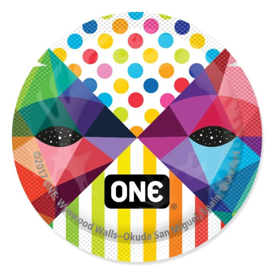 Набір презервативів, мегапак тюб ONE Classic Select - Artist Collection, 100 шт