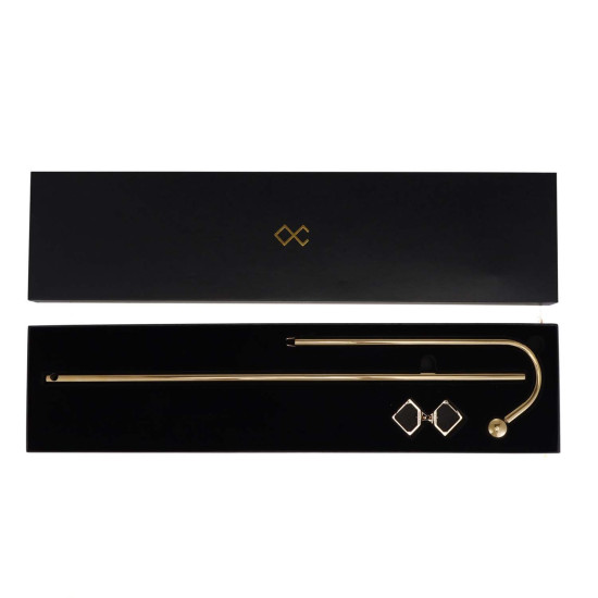 Анальний гак, золотистий Lockink Golden Adjustable Anal Hook Set