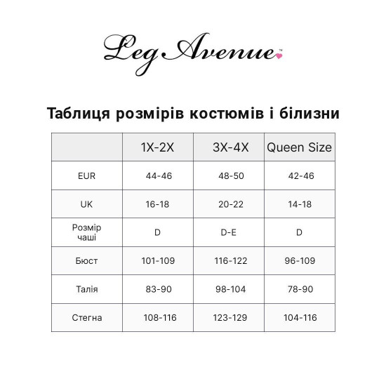 Чорне мереживне боді з глибоким V-подібним вирізом Leg Avenue Floral Lace Deep-V Teddy Black, 1X/2X