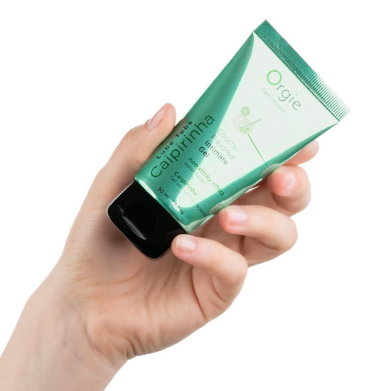 Лубрикант на водной основе со вкусом коктейля Кайпиринья Orgie Lube Tube Cocktail Caipirinha, 50 ml