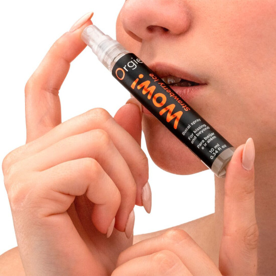 Полуничний спрей для орального сексу з охолоджуючим ефектом Orgie Wow! Strawberry Ice, 10 ml