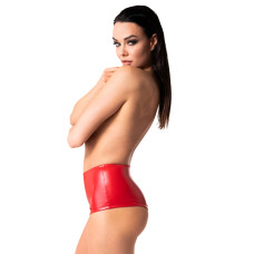 Шорты, красные Noir Handmade F356 Red Powerwetlook Shorts, L