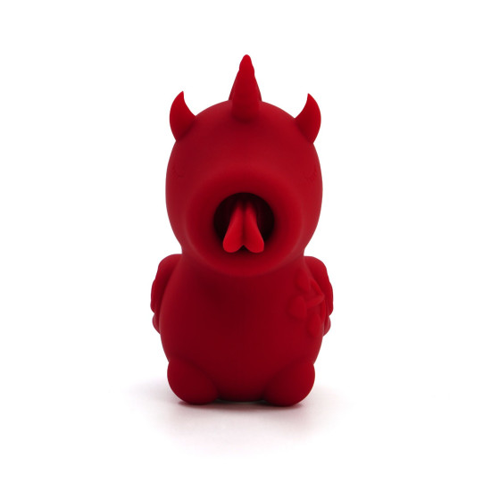 Вибратор-единорожка с ласкающим язычком Unihorn Blaze Diablo