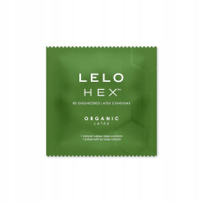 Тонкий и суперпрочный презерватив, 1 шт Lelo Hex Condoms Organic Sachet