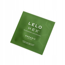 Тонкий и суперпрочный презерватив, 1 шт Lelo Hex Condoms Organic Sachet