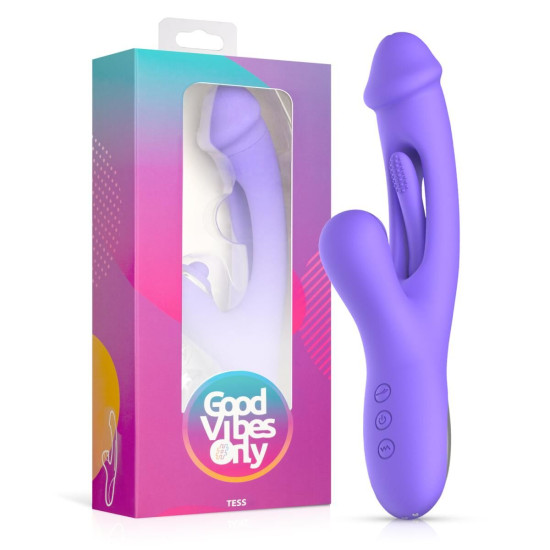 Вібратор-кролик зі стимуляцією точки G Good Vibes Only Tess Rabbit Vibrator With G-Spot Stimulator