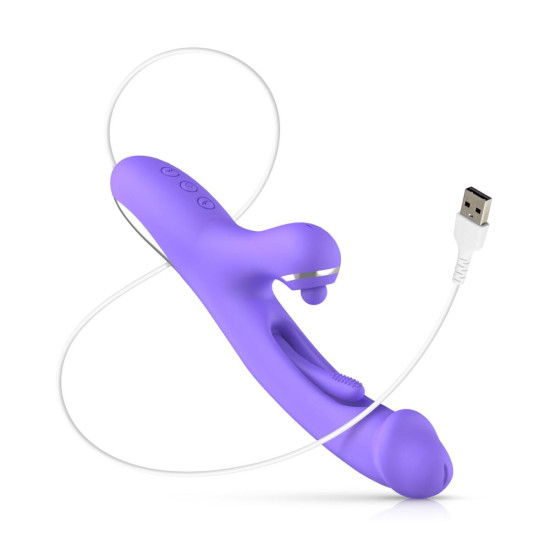 Вібратор-кролик зі стимуляцією точки G Good Vibes Only Tess Rabbit Vibrator With G-Spot Stimulator