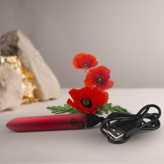 Віброкуля, 16 режимів, червона Rocks Off Bullet Poppy Red 16 Settings