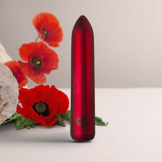 Віброкуля, 16 режимів, червона Rocks Off Bullet Poppy Red 16 Settings