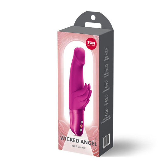 Вібратор-кролик, рожевий Fun Factory Wicked Angel Magenta