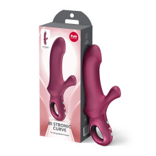Пульсатор, червоний Fun Factory Bi Stronic Curve Wine Red