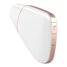 Вакуумный клиторальный стимулятор, белый Satisfyer Love Triangle White (мятая упаковка)
