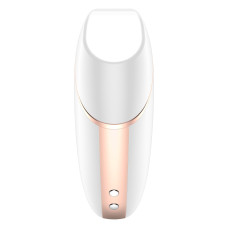 Вакуумный клиторальный стимулятор, белый Satisfyer Love Triangle White (мятая упаковка)