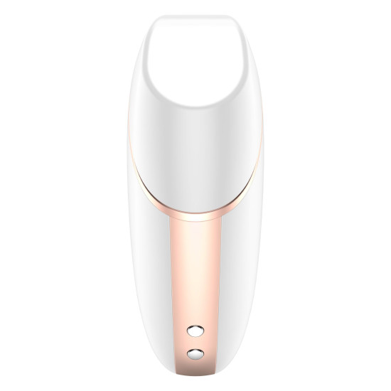Вакуумний кліторальний стимулятор, білий Satisfyer Love Triangle White (пом'ята упаковка)