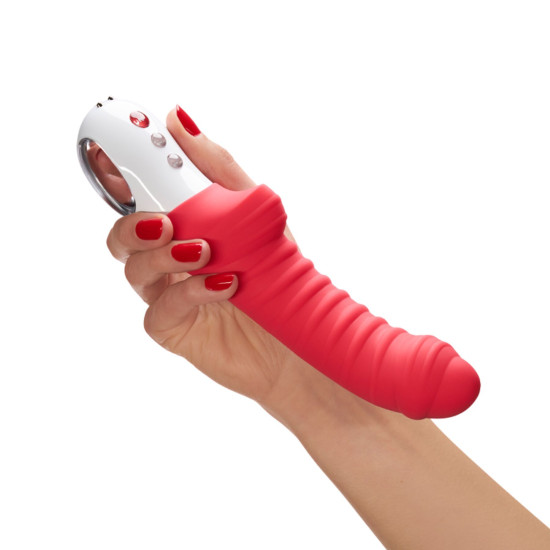 Вібратор для точки G, червоний Fun Factory Tiger india red (зім'ята упаковка)