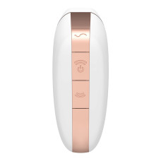 Вакуумный клиторальный стимулятор, белый Satisfyer Love Triangle White (мятая упаковка)