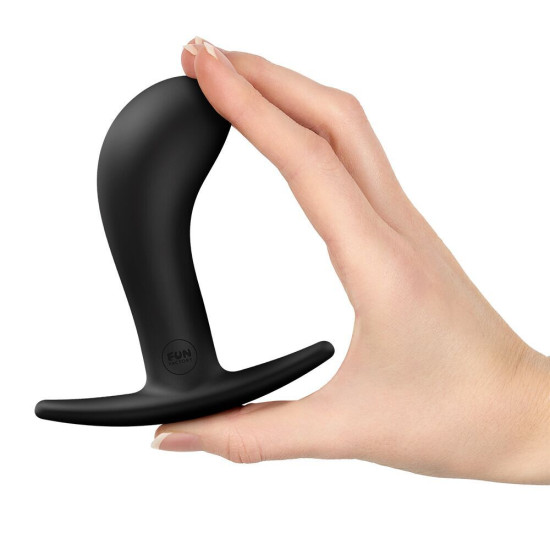 Анальная пробка, черная Fun Factory Bootie Black, L (мятая упаковка)