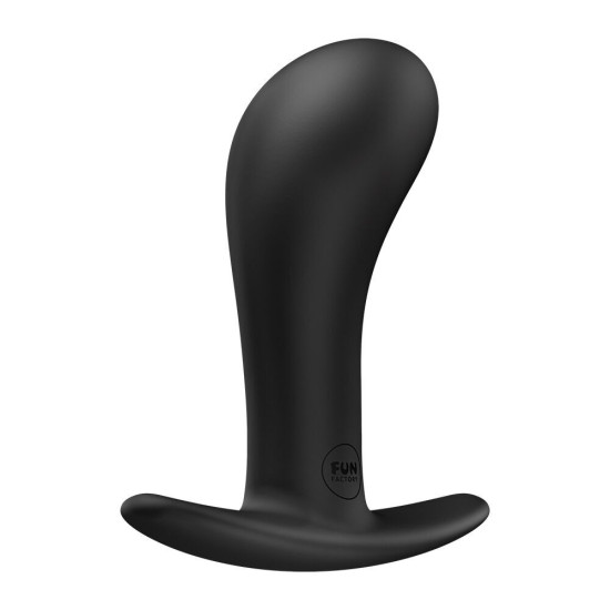Анальная пробка, черная Fun Factory Bootie Black, L (мятая упаковка)