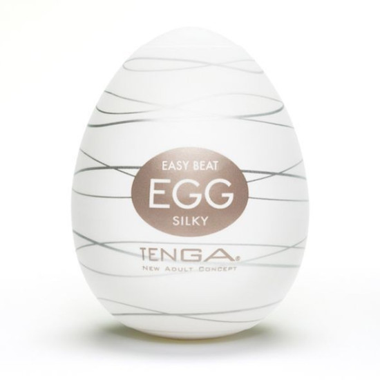 Мастурбатор-яйцо с текстурой «Нежный Шелк» Tenga Egg Silky