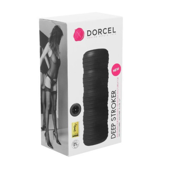 Двухсторонний мастурбатор с двумя рельефами Dorcel Deep Stroker