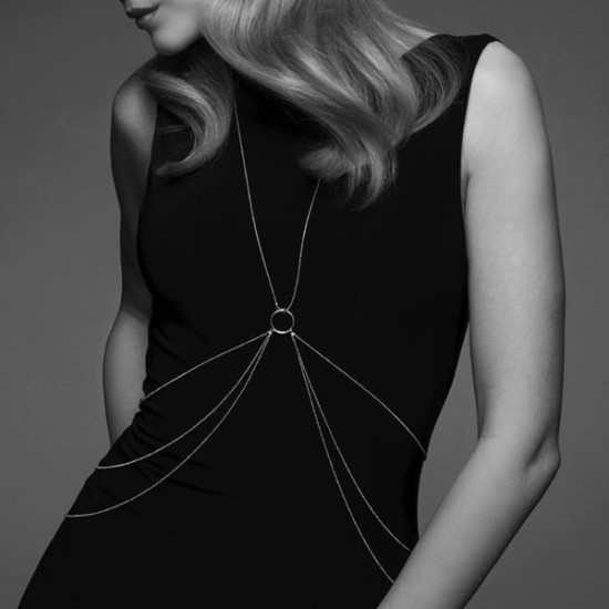 Украшение для тела в виде цепочки, золотистое Bijoux Indiscrets Magnifique 8 Body Chain Gold
