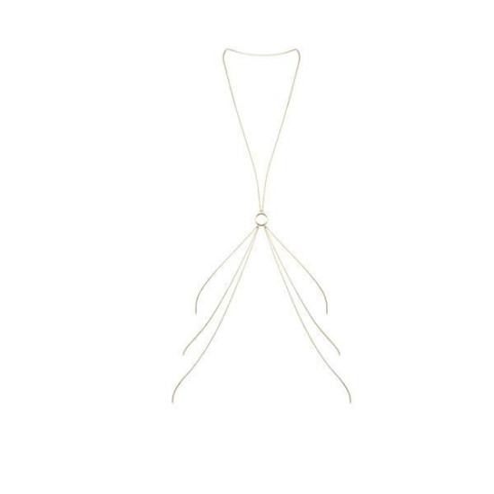 Украшение для тела в виде цепочки, золотистое Bijoux Indiscrets Magnifique 8 Body Chain Gold