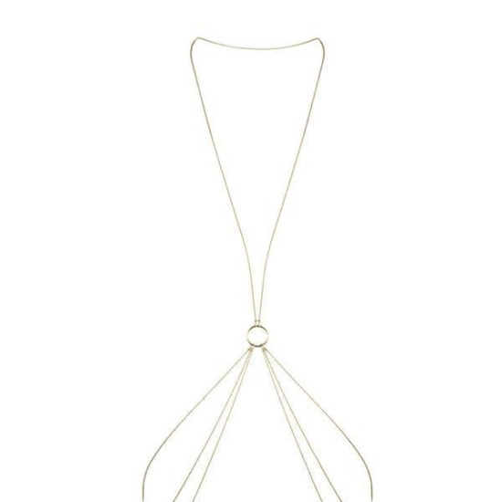 Украшение для тела в виде цепочки, золотистое Bijoux Indiscrets Magnifique 8 Body Chain Gold