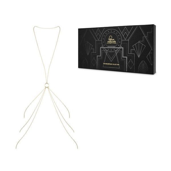 Украшение для тела в виде цепочки, золотистое Bijoux Indiscrets Magnifique 8 Body Chain Gold