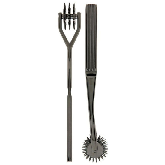 Игольчатое колесо Вартенберга с 3 рядами зубцов Doc Johnson Kink Spike Solid Metal Pinwheel 3 W