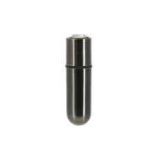 Вібропуля з брелоком і чохлом, довжина 6,35 см, темно-сіра PowerBullet First-Class Bullet 2.5» Gun Metal