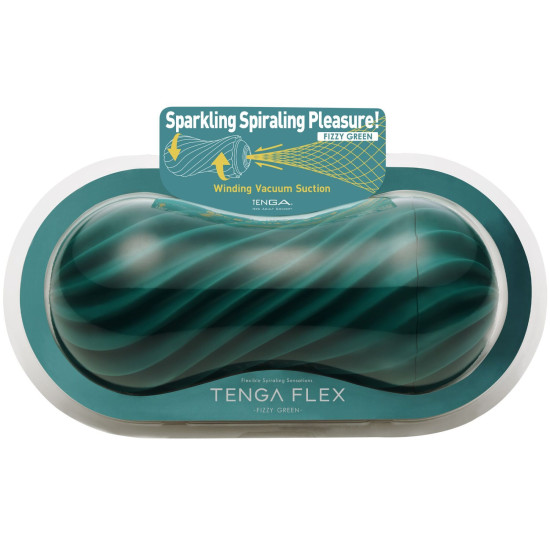 Мастурбатор, зелений Tenga FLEX Fixxy Green